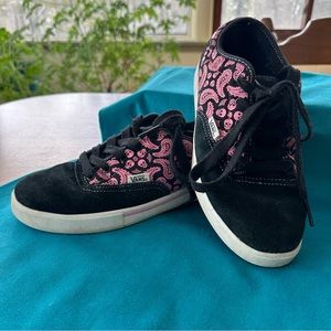 Vans Pink Skull & Paisley Shoes
